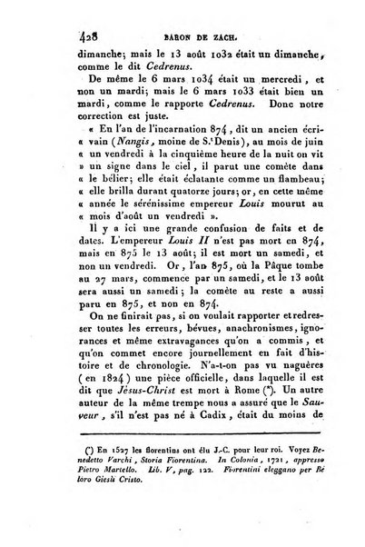 Correspondance astronomique, geographique, hydrographique et statistique du Baron de Zach