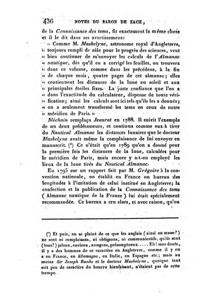 Correspondance astronomique, geographique, hydrographique et statistique du Baron de Zach