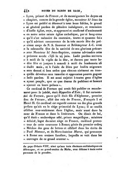 Correspondance astronomique, geographique, hydrographique et statistique du Baron de Zach