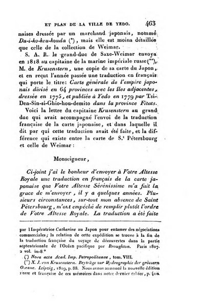 Correspondance astronomique, geographique, hydrographique et statistique du Baron de Zach