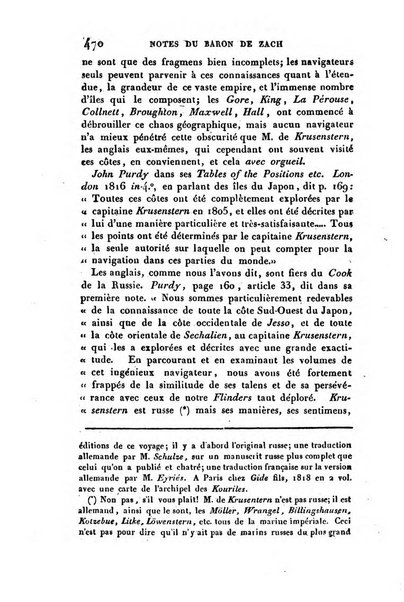 Correspondance astronomique, geographique, hydrographique et statistique du Baron de Zach