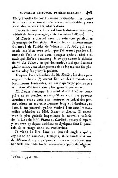 Correspondance astronomique, geographique, hydrographique et statistique du Baron de Zach