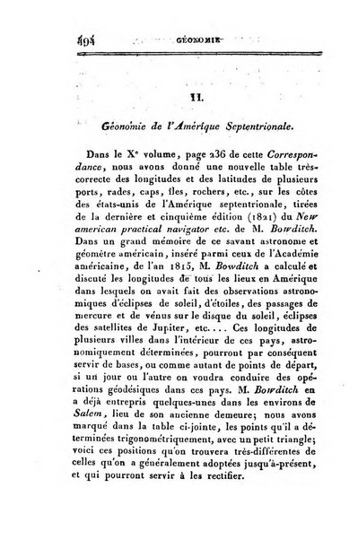 Correspondance astronomique, geographique, hydrographique et statistique du Baron de Zach