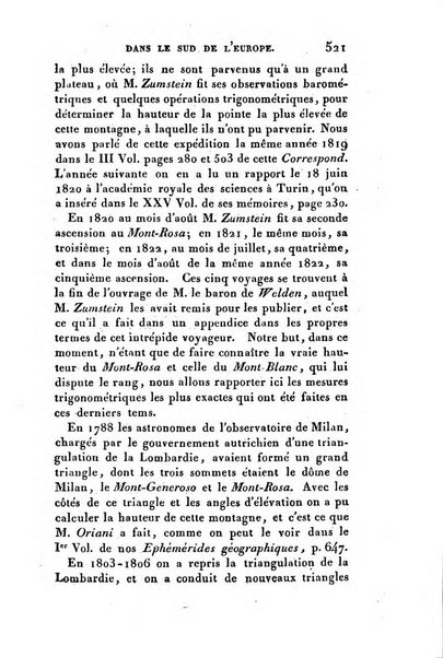 Correspondance astronomique, geographique, hydrographique et statistique du Baron de Zach