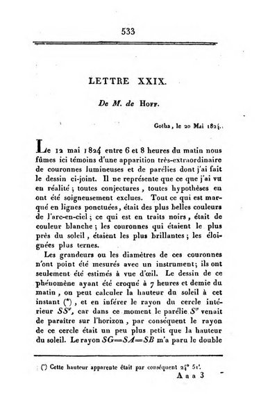 Correspondance astronomique, geographique, hydrographique et statistique du Baron de Zach