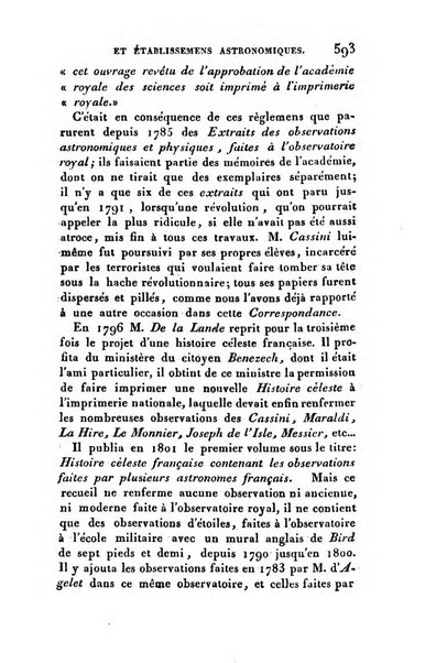 Correspondance astronomique, geographique, hydrographique et statistique du Baron de Zach