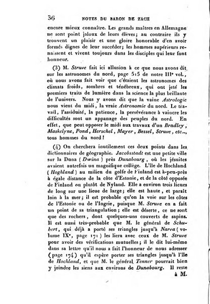 Correspondance astronomique, geographique, hydrographique et statistique du Baron de Zach