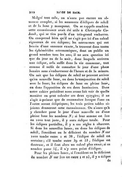 Correspondance astronomique, geographique, hydrographique et statistique du Baron de Zach