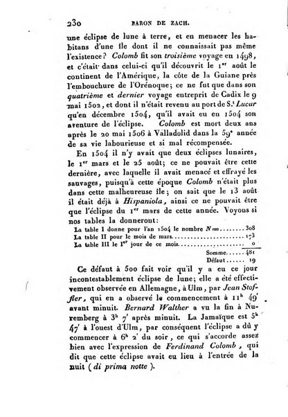 Correspondance astronomique, geographique, hydrographique et statistique du Baron de Zach