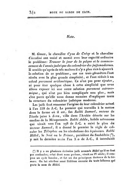 Correspondance astronomique, geographique, hydrographique et statistique du Baron de Zach