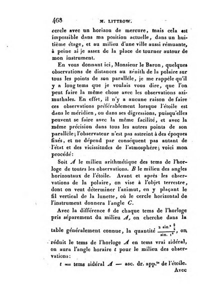 Correspondance astronomique, geographique, hydrographique et statistique du Baron de Zach