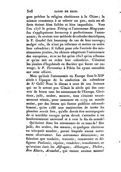 Correspondance astronomique, geographique, hydrographique et statistique du Baron de Zach