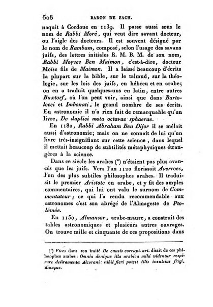 Correspondance astronomique, geographique, hydrographique et statistique du Baron de Zach