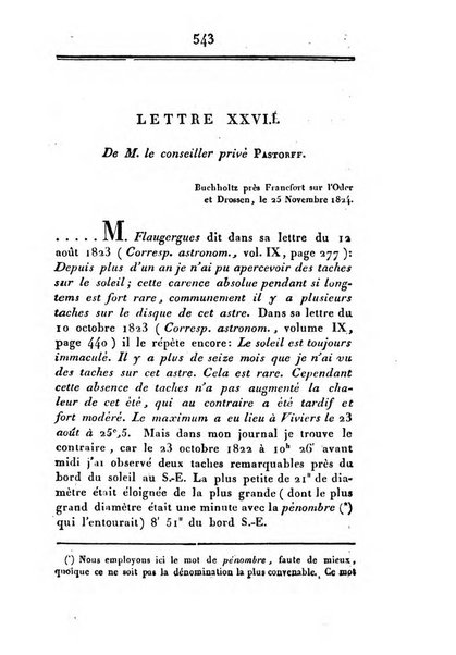 Correspondance astronomique, geographique, hydrographique et statistique du Baron de Zach