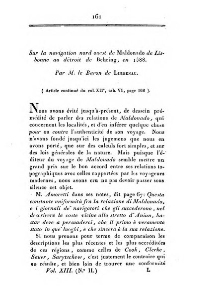 Correspondance astronomique, geographique, hydrographique et statistique du Baron de Zach