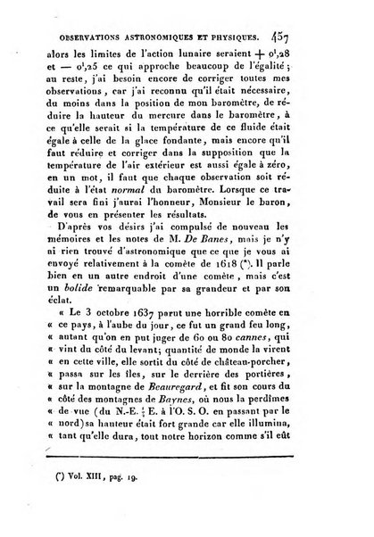 Correspondance astronomique, geographique, hydrographique et statistique du Baron de Zach