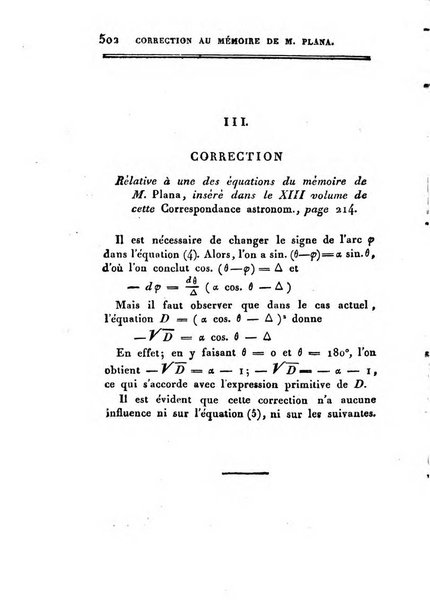 Correspondance astronomique, geographique, hydrographique et statistique du Baron de Zach