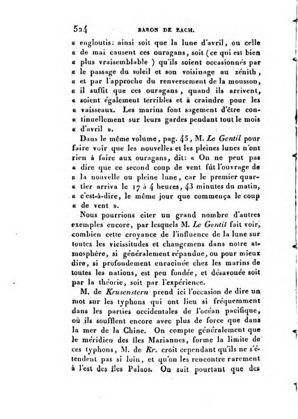 Correspondance astronomique, geographique, hydrographique et statistique du Baron de Zach