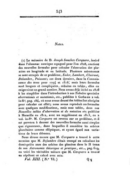 Correspondance astronomique, geographique, hydrographique et statistique du Baron de Zach