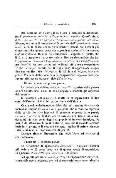 Classici e neolatini rivista filologica