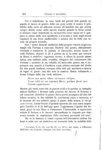 Classici e neolatini rivista filologica