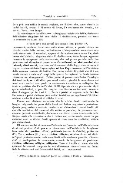 Classici e neolatini rivista filologica