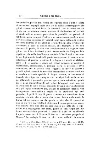 Classici e neolatini rivista filologica