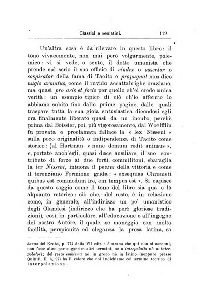 Classici e neolatini rivista filologica