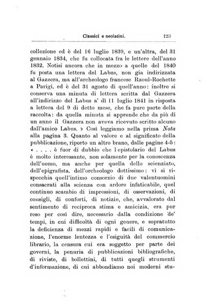 Classici e neolatini rivista filologica