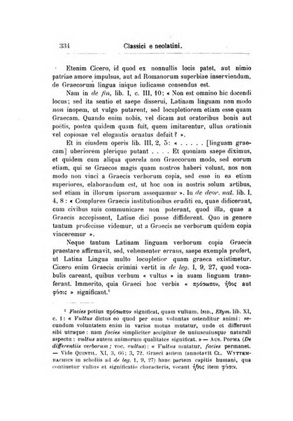 Classici e neolatini rivista filologica