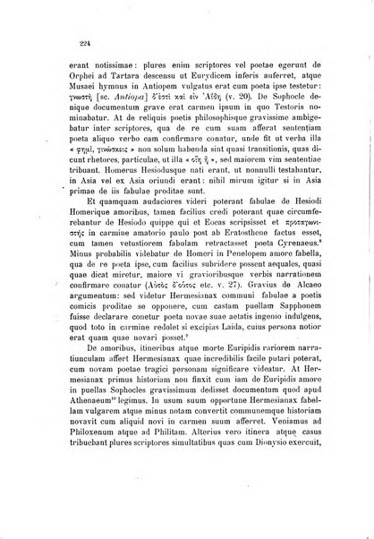 Classici e neolatini rivista filologica