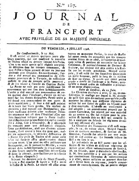 Journal de Francofort