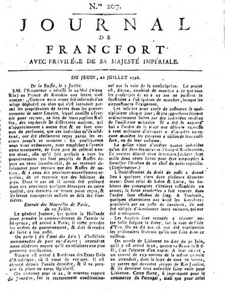 Journal de Francofort