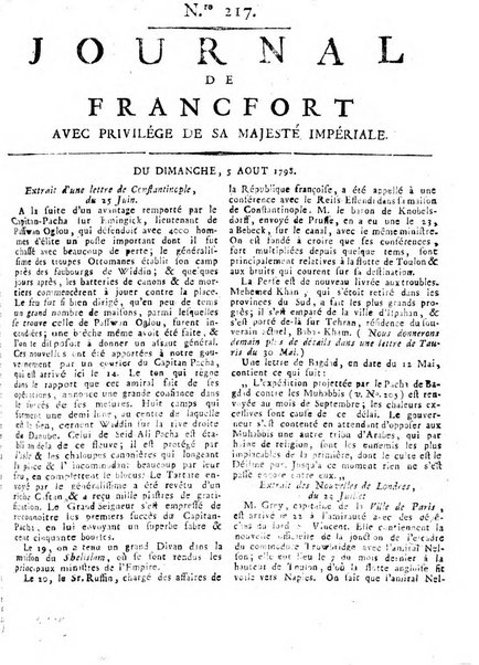 Journal de Francofort