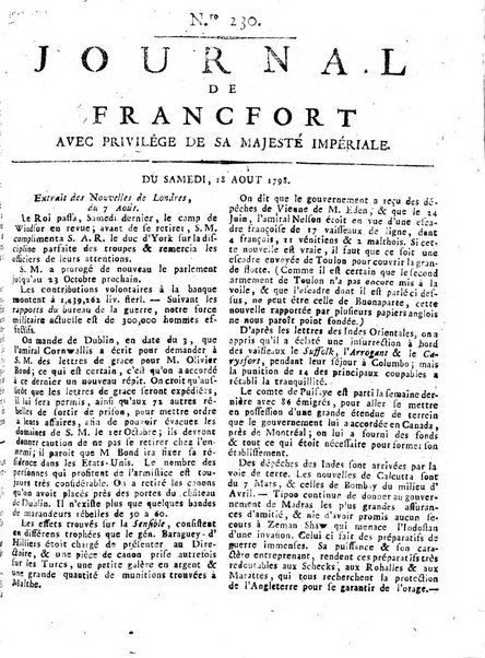 Journal de Francofort