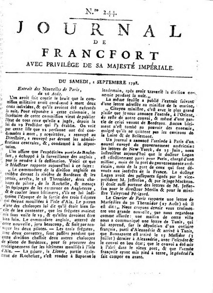 Journal de Francofort