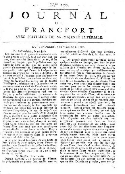 Journal de Francofort