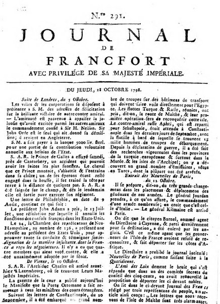 Journal de Francofort