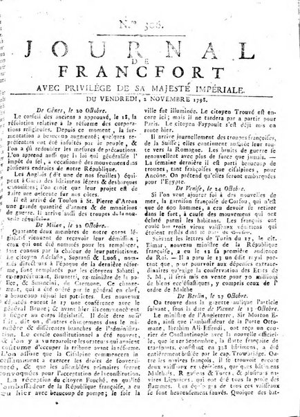 Journal de Francofort