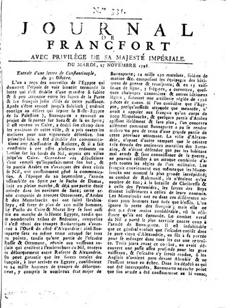 Journal de Francofort