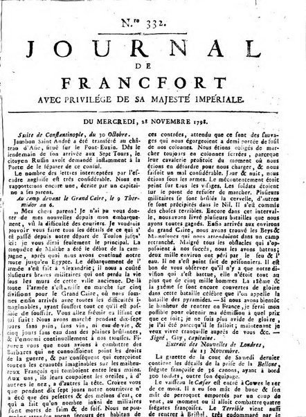 Journal de Francofort