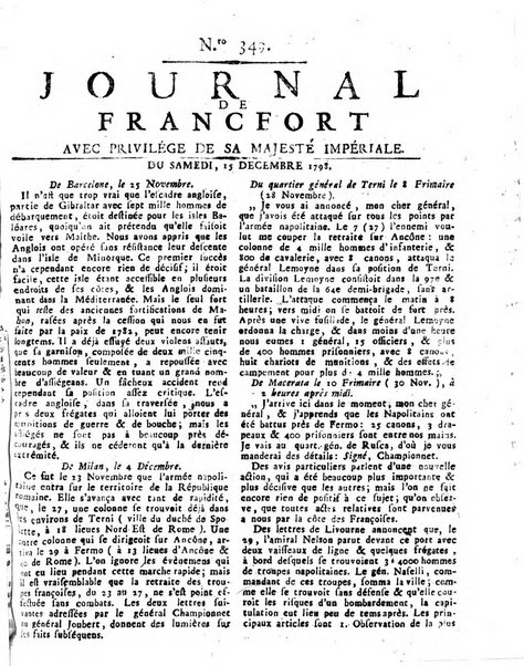 Journal de Francofort