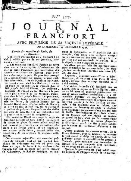 Journal de Francofort