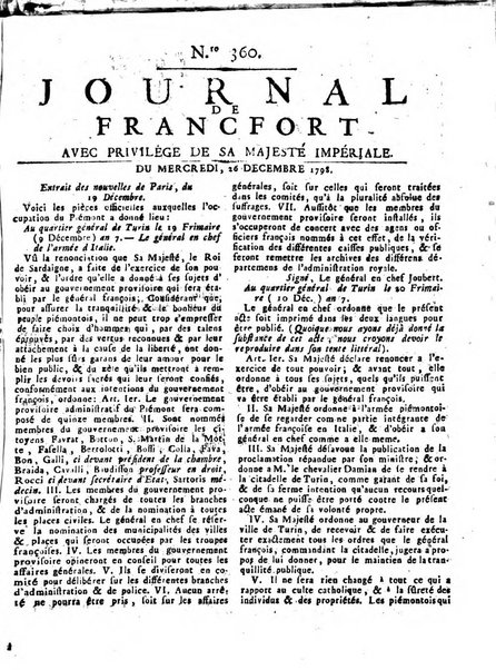 Journal de Francofort