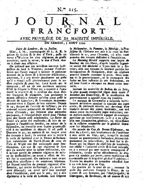 Journal de Francofort