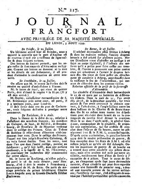 Journal de Francofort