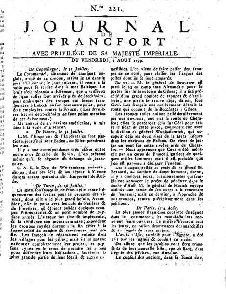 Journal de Francofort