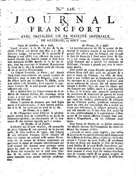 Journal de Francofort