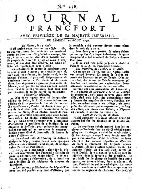 Journal de Francofort