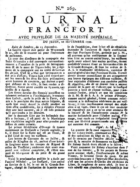 Journal de Francofort